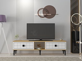 Hanah Home Yuka 150 - Roble Zafiro y Blanco